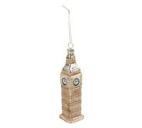 Luxshiny Ornement Verre De Noël Modèle De Bâtiment Sculpture Big Ben Statue Horloge pour Arbre De Noël Figurine Ornement