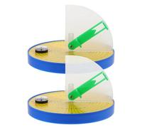 Luxshiny Outil de Mesure Hauteur du Soleil 2 Pièces en Plastique et Métal pour Garçon et Filles, Instrument Scientifique Éducatif pour Cours de Géographie et Physique Style Plusieurs styles