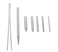 Luxshiny Outil de Pliage Acier Inoxydable 7 Pièces Kit Multifonction pour Modélisme Métallique et Assemblage de Puzzles 3D Loisirs Bricolage