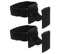 Luxshiny Outil Distributeur de Balles de Golf Accessoire de Golf en Plastique Noir Design Ergonomique 2 Pièces pour Cheville
