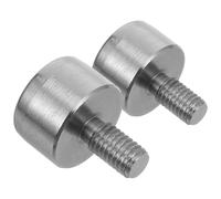 Luxshiny Palier de Transfert à Roulement à Billes avec Tige Filetée 12 Mm 1 Pouce, 2 Pièces en Acier, Roulettes Coulissantes Industrielles pour Machines, Outils et Applications Lourdes