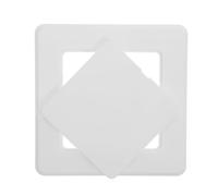 Luxshiny Panneau d'accès pour cloison sèche 15x15 cm blanc en ABS, simple installation, apparence affleurante, adapté aux environnements extérieurs pour inspection plomberie et électricité