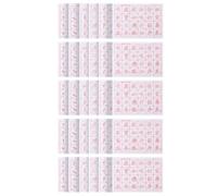 Luxshiny Papier à Calligraphie Épais et Lisse pour Débutants, 30 Feuilles de Copie D'écriture Manuscrite en Différentes Couleurs, pour Pratiquer la Calligraphie Pinceau