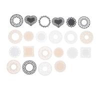 Luxshiny Papier Créatif pour Scrapbooking en Dentelle 2 Paquet de Papiers de Support Coloré pour Bricolage Décoration de Carnet et Fabrication de Cartes