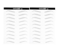 Luxshiny Patch pour Sourcils Artificiel Imperméable 10 Paires Effet 6d Rehausse Sourcils pour Femmes Maquillage Facile Application