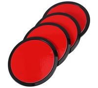 Luxshiny Patchs à Ventouses Adhésifs Noirs 4pcs pour Support Téléphone Voiture Rond en PC Haute Résistance Thermique et Stabilité Fiable pour Navigation Automobile