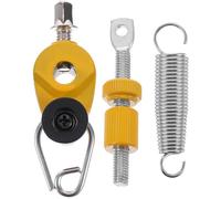 Luxshiny Pédale de Batterie à Ressort et Came en Métal Jaune, Accessoires Stables et Réactifs pour Batterie Jazz et Rack de Tambour