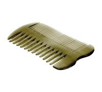 Luxshiny Peigne de Massage Double Face en Corne de Bœuf Ox Professionnel pour Soin des Cheveux, Accélère la Circulation Sanguine et Équilibre le Sébum, Usage Quotidien