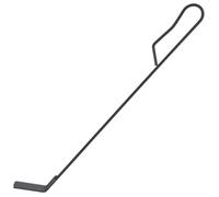 Luxshiny Pelle à Cendres pour Barbecue et Poêle en Alliage de Fer Noir | Outil Léger à Poignée Ergonomique, pour Charbon et Cendres, Rangement Facile, Usage Domestique