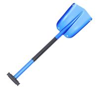 Luxshiny Pelle à Neige Pliable en Alliage D'aluminium Portable, Outil Multifonction pour Déneigement et Déglacage, pour Motoneige et Camping-