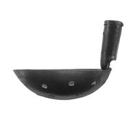 Luxshiny Pelle à Tamis en Métal 17 CM Trous de 1 CM pour Tamiser la Terre et Nettoyer Gouttières, Louche Utilitaire pour Jardinage et Entretien des Bassins de Rétention Extérieurs