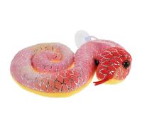 Luxshiny Peluche Serpent Décoratif Mascotte Festive Rouge Animal Peluche Réaliste pour Célébrations et Décorations de Sagesse Fortune pour Amis