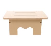 Luxshiny Petit marchepied en Bois, Support pour Plantes, marchepied Court pour Lits Hauts et Bureaux, pour l'apprentissage de la propreté et l'utilisation du lavabo, supporte jusqu'à 25
