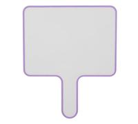 Luxshiny Petit tableau blanc effaçable à sec avec poignée, double face, | Mini tablettes effaçables à sec portables de 25 x 20 cm pour les activités en e mathématiques, réponse rapide