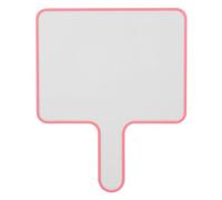 Luxshiny Petit tableau blanc effaçable à sec avec poignée, double face, | Mini tablettes effaçables à sec portables de 25 x 20 cm pour les activités en e mathématiques, réponse rapide