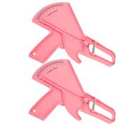 Luxshiny Pied à Coulisse Composition Corporelle pour Mesurer la Graisse Corporelle 2 Pièces en Plastique Prise Ergonomique Précis pour Gym et Suivi Professionnel