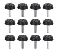 Luxshiny Pied de Nivellement Fileté pour Meubles, 20pcs, Réglable, en Fer et Plastique, Petite Taille, Facile à Installer, pour Tables et Chaises Salles de Conférence
