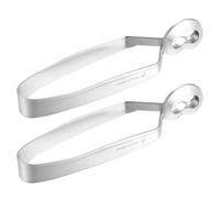 Luxshiny Pince à Escargots 4 Pièces en Acier Inoxydable Prise Confortable, Ustensiles Pratiques Cuisine Professionnelle et Service de Fruits de Mer