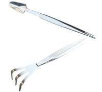 Luxshiny Pince Brucelle de Précision en Acier Inoxydable pour Bonsaï, Outil Compact et Pratique avec Râteau Intégré, pour Créer un Jardin Magnifique