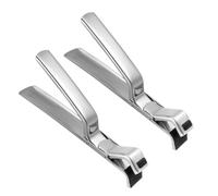 Luxshiny Pinces en Acier Inoxydable 2pcs Anti-brûlure pour Saisir Bols et Assiettes, Design Multifonction Facile à Nettoyer, pour Cuisiner et Servir en Toute Sécurité