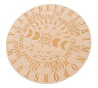 Luxshiny Planche de Divination pour Aider à Prendre des Décisions en Bois Khaki, Accessoire Confortable Décorative et Artistique, pour Débutants et Amateurs de Voyance