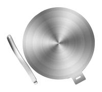 Luxshiny Plaque Conductrice de Chaleur en Acier Inoxydable 280x3,4 Mm, Diffuseur de Chaleur pour Cuisinière à Gaz et Induction, Plaque de Décongélation Rapide Polyvalente pour Ustensiles