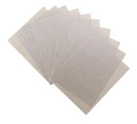 Luxshiny Plaque de Mica Grosse Taille pour Four à Micro-ondes, Feuille Isolante Résistante à Haute Température, Couvercle Guide D’ondes Micro-ondes, Accessoires de Remplacement - Lot de 10