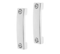 Luxshiny Plaque de Serrage de Sangle 25 MM en Acier Inoxydable 316, Lot de 2, pour Installation sur Pont de Bateau, Accessoire Marin pour Fixation de Gréement de Kayak