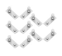 Luxshiny Plaques de Contact Ressort pour Boîtier Piles Aa, Lot 10 Pièces 26,5 X 10 Mm, Contact Rapide Batterie, Connexion Stable, Remplacement Ressort Connecteur pour Jouets Électroniques