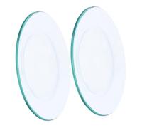 Luxshiny Plaques de Revêtement pour Chauffe-Parfum Lot de 2 en Verre Étanche Réutilisables pour Huiles Essentielles Compatible Chauffe-Cires Électriques pour Maison