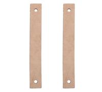 Luxshiny Plaquettes de Frein pour Vélo D’Appartement 2 Pièces en Cuir de Vachette Épais, Blocs de Frein Universels pour Vélo de Fitness, Silencieux et Solide, Accessoires Freinage Cyclisme