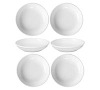 Luxshiny Plateaux de Remplacement en Céramique Ronde 11,5 Cm - Lot de 6 Plats pour Brûleurs à Cire Fondue et Diffuseurs D’huiles Essentielles, Accessoires pour Chauffe-Bougies