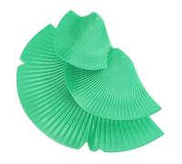 Luxshiny Plateforme Aquarium en Plastique Vert de Champignon avec Ventouse pour Habitat de Tarentule et Araignée Sauteuse, Décor Invisible et Entretien Facile