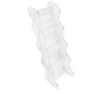 Luxshiny Plateforme d'escalade en Acrylique pour Petits Animaux Hamsters et Souris, Forme Ondulée, Facile D'accès et Nettoyage, Décoration pour Cage ou Aire de Jeu