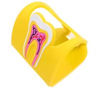 Luxshiny Porte-cartes de Visite en Caoutchouc Forme Dent pour Cabinet Dentaire, Pratique et Fonctionnel, Organise le Bureau Style et Simplicité