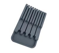 Luxshiny Porte-Couteaux Cuisine en Plastique PP, Bloc Vide Plateau Amovible, Support de Rangement pour Couteaux et Couverts, Accessoire pour Organisation la Cuisine