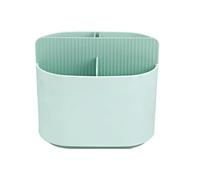 Luxshiny Porte-Couverts de Comptoir et Organisateur d'Ustensiles la Cuisine Compact en PP et ABS Bac Égouttoir Intégré, Rangement Pratique pour Baguettes, Cuillères et Fourchettes, pour