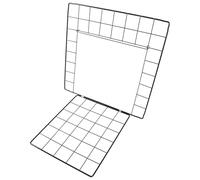 Luxshiny Porte de Cage à Chat en Grillage Métallique Noire Modulable Ouverture Intérieure 35X35 CM, Installation Facile pour Enclos et Chenil d'animaux