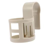 Luxshiny Porte-gobelet pour Piscine Hors Sol à Clipser sur Barre Ronde, Support Boissons Gris, Résistant Plastique, Jardin Et Piscine, Anti-Fuite pour Détente Nautique