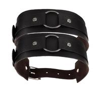 Luxshiny Porte-Manchons en Cuir Jarretières de Manches, Brassards Élastiques pour Confort et Maintien, pour Hommes Lors d'Événements Formels Couleur Aléatoire