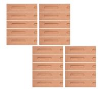 Luxshiny Porte-Stylo Pliable en Papier Kraft 30pcs pour Rangement Simple de Papeterie, Pratique, pour Organisation Scolaire des Garçon et Filles