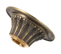 Luxshiny Présentoir Support Stable pour Cérémonies Bouddhistes en Cuivre avec Base Lotus Sculptée la Main et Rotation Fluide pour Moulin à Prières Tibétain