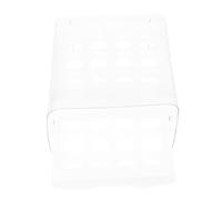 Luxshiny Rangement Œufs Double Compartiment Transparent pour Réfrigérateur et Plan de Travail Tiroir à Œufs avec Couvercle pour Organisation