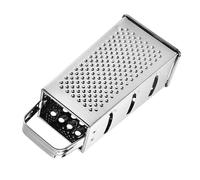 Luxshiny Râpe Acier Inoxydable 4 Côtés Multifonction 9 Pouces pour Fromage, Carottes et Préparation Culinaire