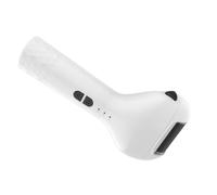 Luxshiny Râpe Électrique pour Pieds Blanche Rechargeable Usb, Exfoliant Professionnel en Abs et Quartz, Appareil Pédicure Lavable pour Éliminer Peaux Mortes Efficacement
