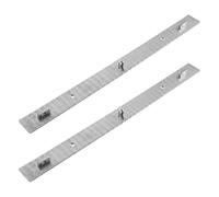 Luxshiny Règle de Positionnement à Chevilles Métalliques en Métal Argenté 3 Broches, Outil Multifonction Résistant pour Artistes, pour Dessin en Extérieur et Bricolage