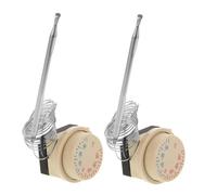 Luxshiny Régulateur de Thermostat de réfrigération Thermostat réglable ±35 °C Lot de 2 en Acier Inoxydable pour réfrigérateur et Armoire réfrigérée, compatibilité Universelle, contrôle