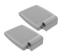Luxshiny Repose-pieds en Pp pour Fauteuil Roulant Universels 2pcs Support Robuste, Diamètre Adaptateur 22mm, Soulage la Fatigue pour Utilisateurs et Aidants