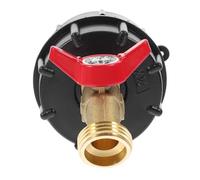 Luxshiny Robinet pour Conteneur IBC 60 Filet Fin Système ×6 en Abs Et Caoutchouc, Adaptateur Étanche pour Réservoir Eau 275-330 Gallons, Raccord Jardin 1/2 Pouce pour Arrosage Extérieur