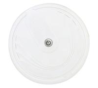 Luxshiny Robot Aspirateur Intelligent Blanc 1 PC sans Batterie, Nettoyant pour Cheveux Ménager, Dispositif Silencieux à Aspiration Puissante pour Sols Plats, Carrelage, Parquet et Marbre,